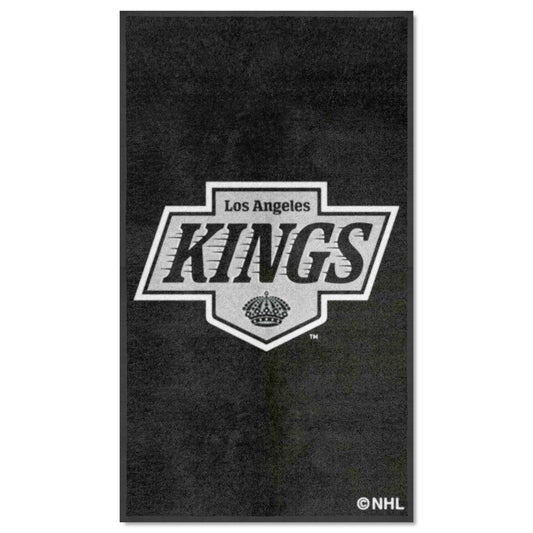 Los Angeles Kings 3X5 High-Traffic Mat with Durable Rubber Backing - Portrait Orientation