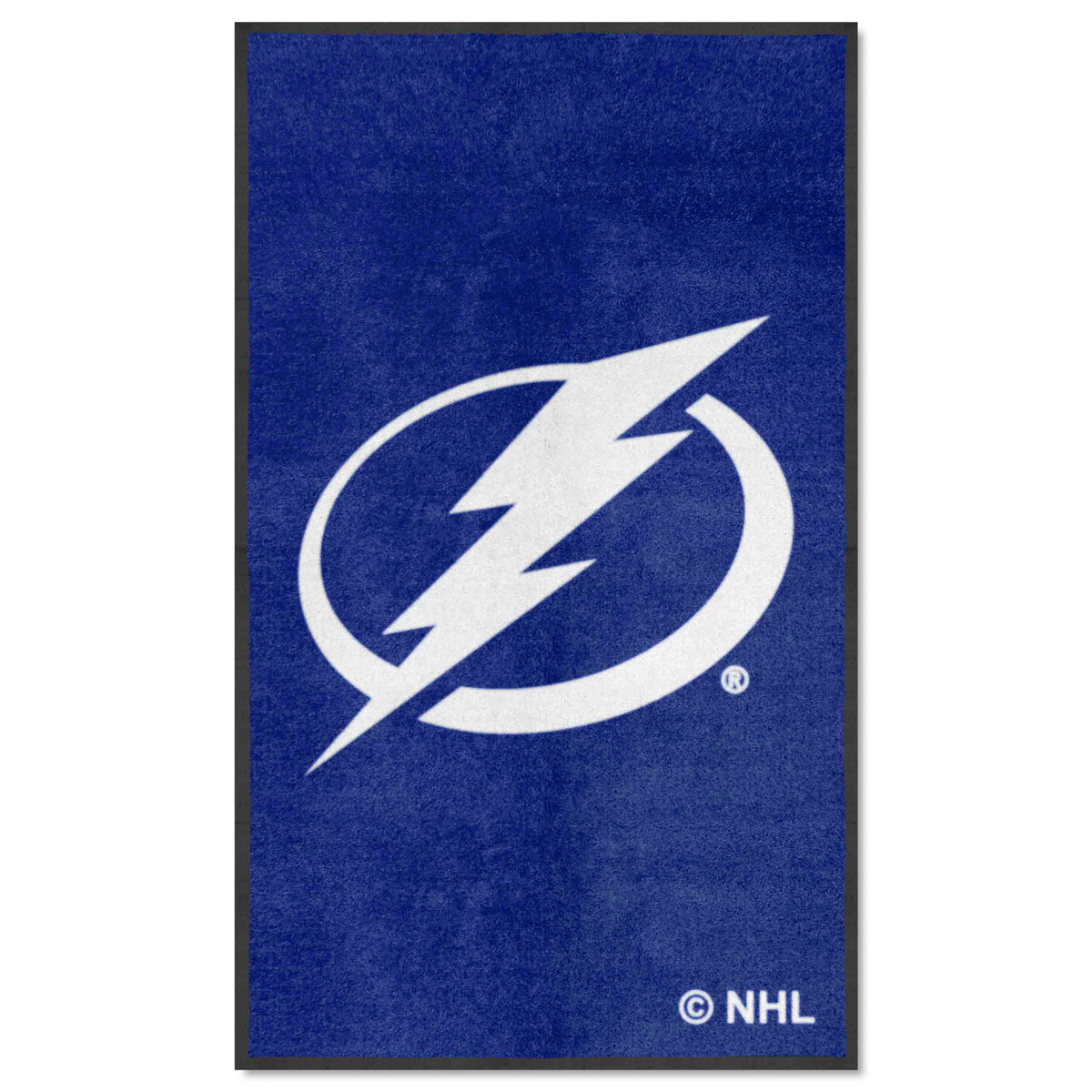 Tampa Bay Lightning 3X5 High-Traffic Mat with Durable Rubber Backing - Portrait Orientation