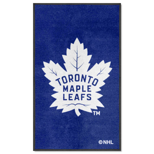 Toronto Maple Leafs 3X5 High-Traffic Mat with Durable Rubber Backing - Portrait Orientation