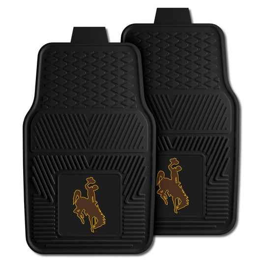 Wyoming Cowboys Heavy Duty Car Mat Set - 2 Pieces