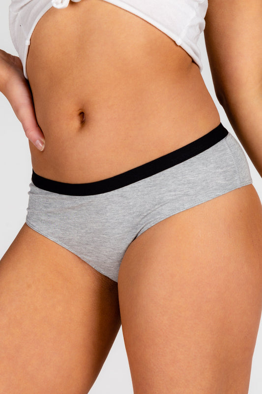 The Intramural Champ | Grey Modal Cheeky Underwear