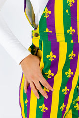 Beignets For Breakfast | Ladies Unisex Mardi Gras Overalls - Shinesty