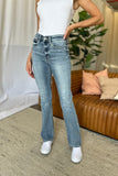 Judy Blue Full Size Medium Rise Bootcut Jeans - Trendsi