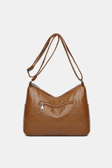 PU Leather Adjustable Strap Shoulder Bag - Flyclothing LLC