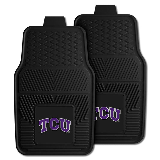 TCU Horned Frogs Heavy Duty Car Mat Set - 2 Pieces