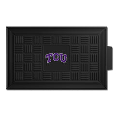 TCU Horned Frogs Heavy Duty Vinyl Medallion Door Mat - 19.5in. x 31in.