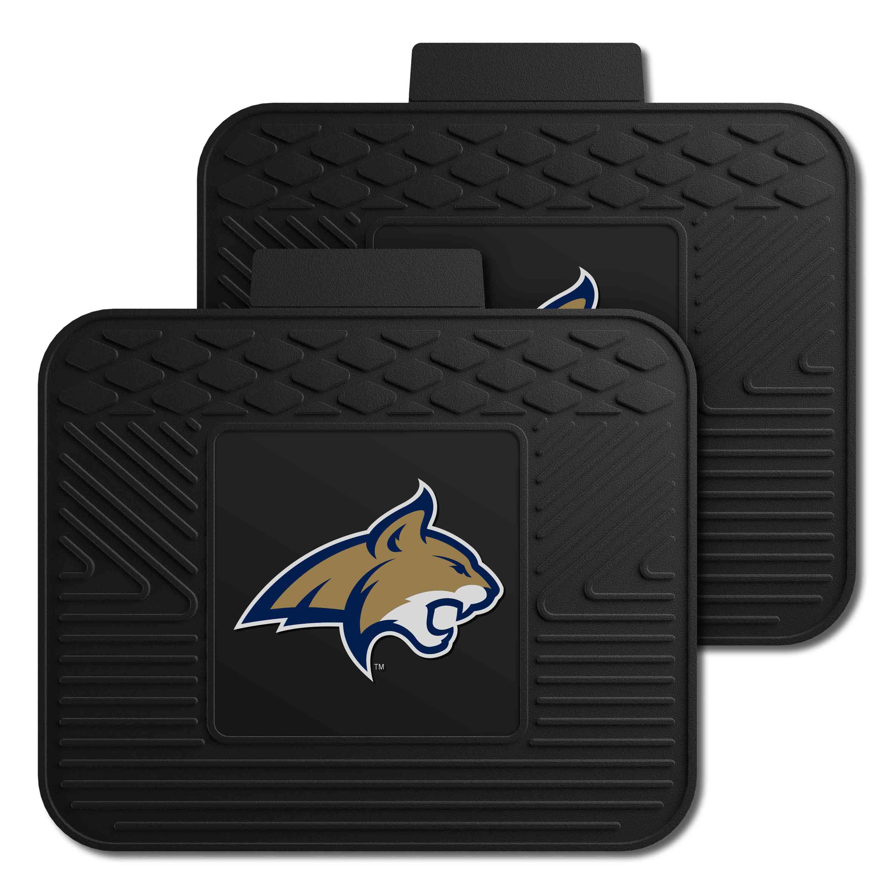 Montana State Grizzlies Back Seat Car Utility Mats - 2 Piece Set