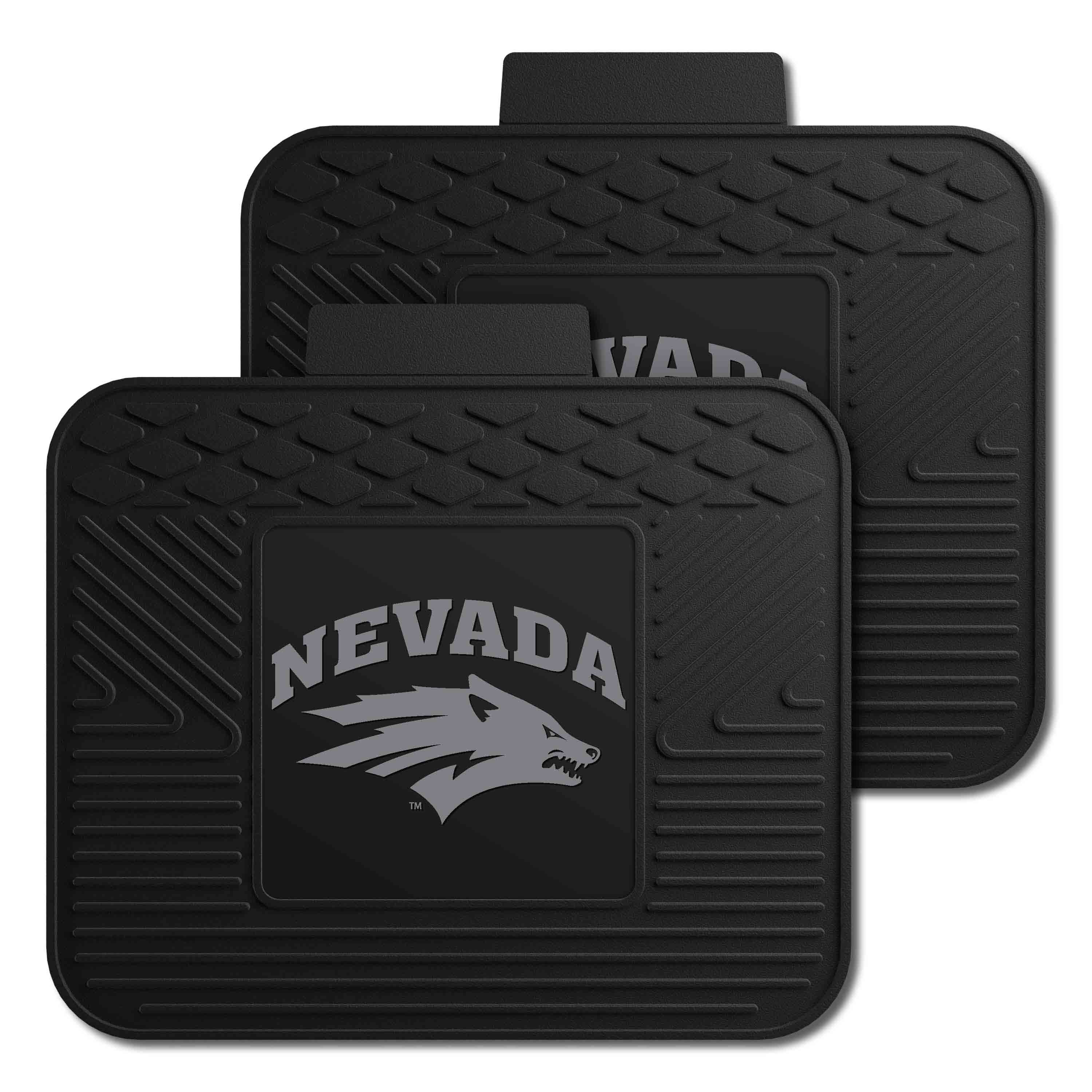 Nevada Wolfpack Back Seat Car Utility Mats - 2 Piece Set