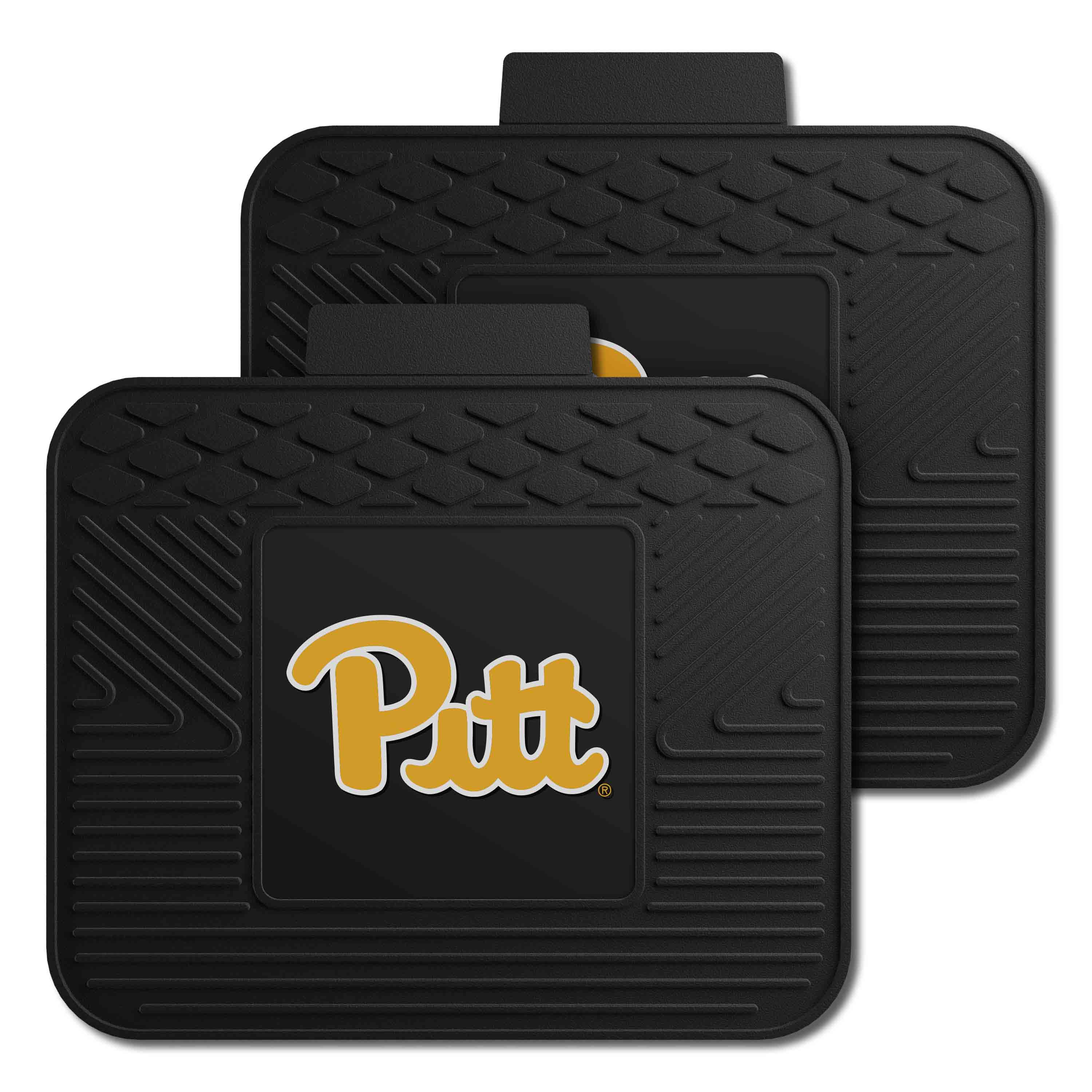 Pitt Panthers Back Seat Car Utility Mats - 2 Piece Set