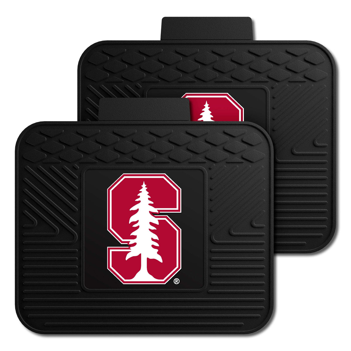 Stanford Cardinal Back Seat Car Utility Mats - 2 Piece Set