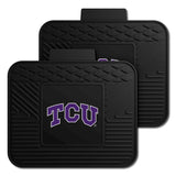 TCU Horned Frogs Back Seat Car Utility Mats - 2 Piece Set