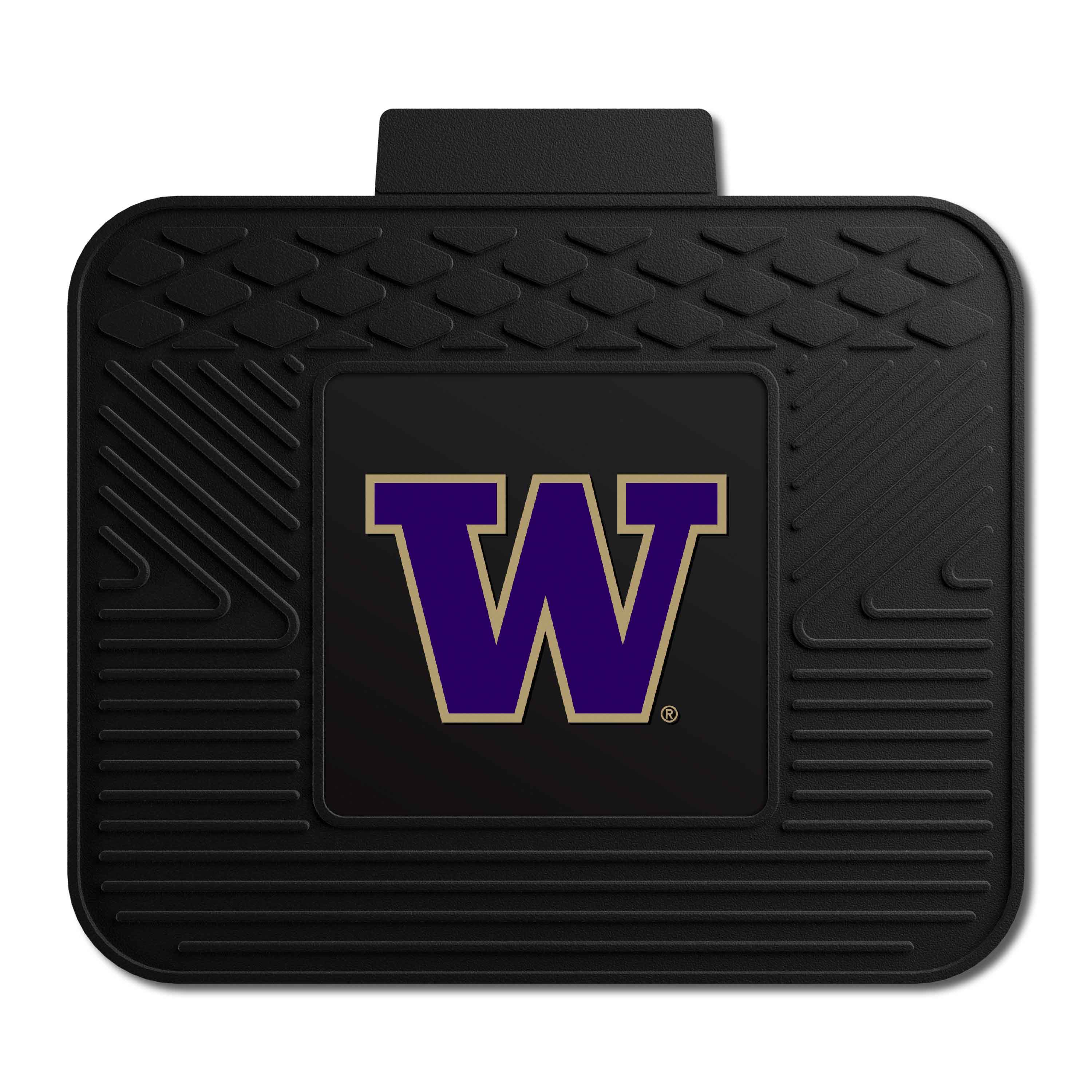 Washington Huskies Back Seat Car Utility Mat - 14in. x 17in.