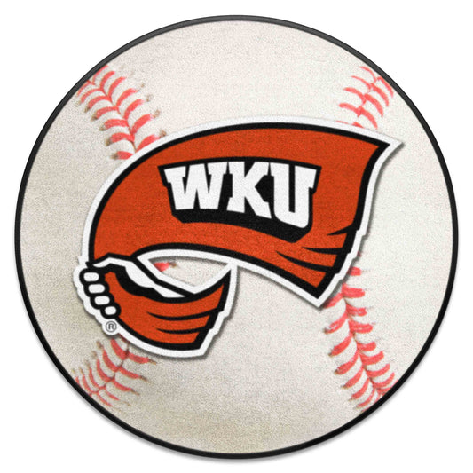 Western Kentucky Hilltoppers Baseball Rug - 27in. Diameter