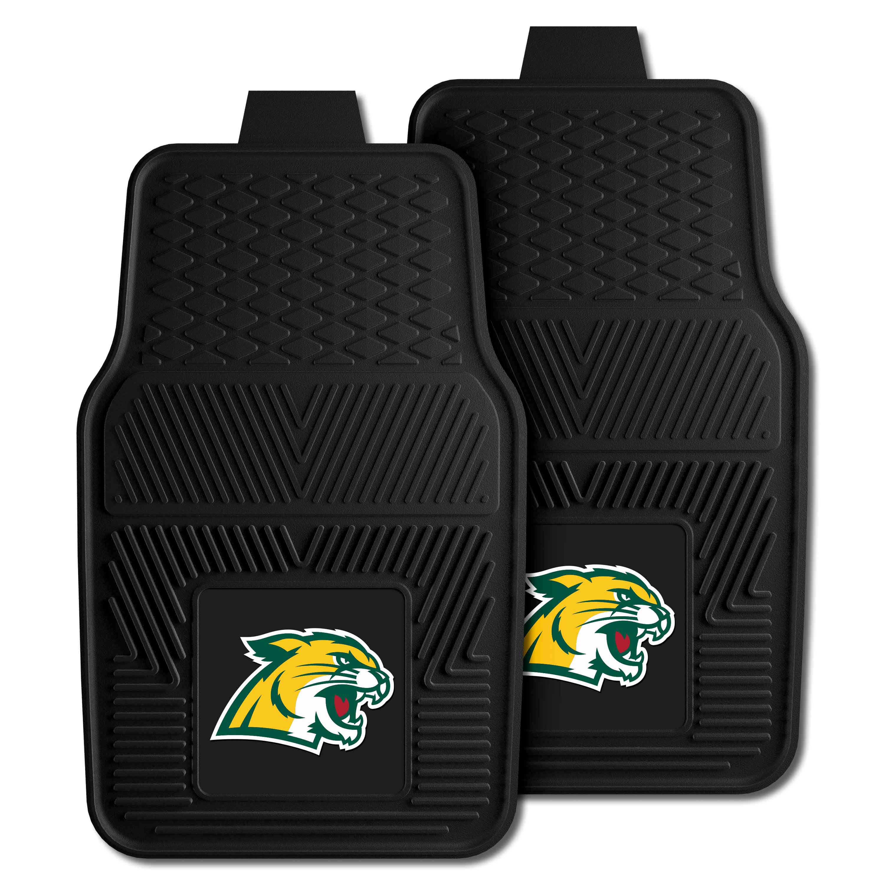 Northern Michigan Wildcats Heavy Duty Car Mat Set - 2 Pieces