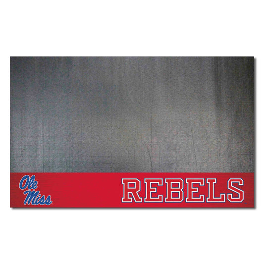 Ole Miss Rebels Vinyl Grill Mat - 26in. x 42in. - Ole Miss