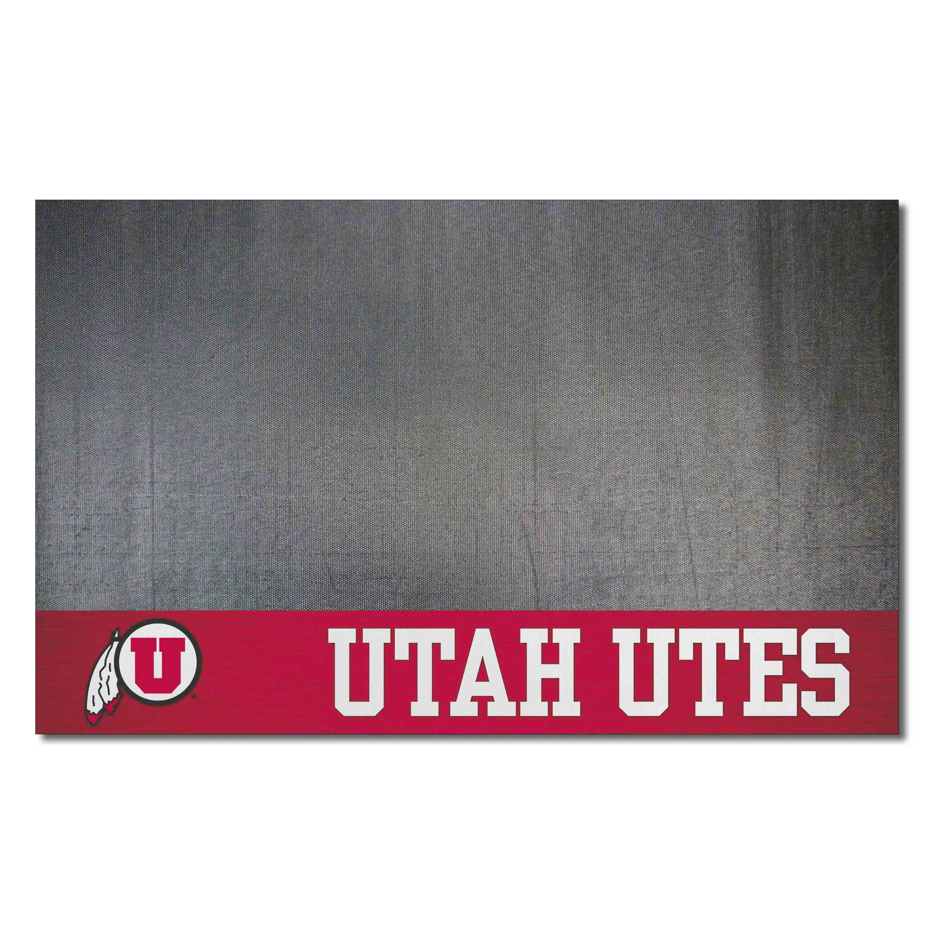 Utah Utes Vinyl Grill Mat - 26in. x 42in.