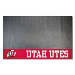 Utah Utes Vinyl Grill Mat - 26in. x 42in.