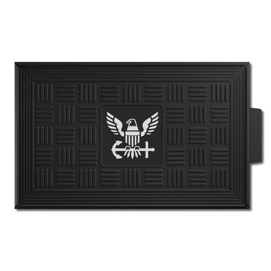 U.S. Navy Heavy Duty Vinyl Medallion Door Mat - 19.5in. x 31in.