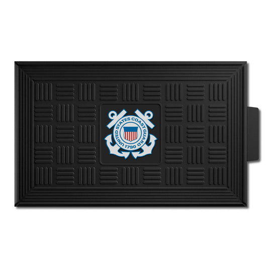 U.S. Coast Guard Heavy Duty Vinyl Medallion Door Mat - 19.5in. x 31in.