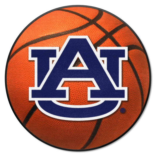 Auburn Tigers Basketball Rug - 27in. Diameter, AU