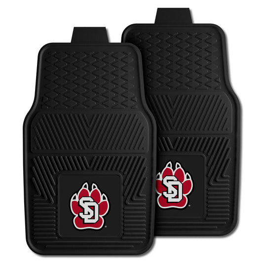 South Dakota Coyotes Heavy Duty Car Mat Set - 2 Pieces