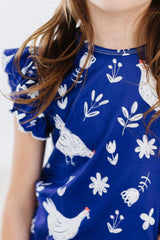 Feathered Friends S/S Ruffle Tee