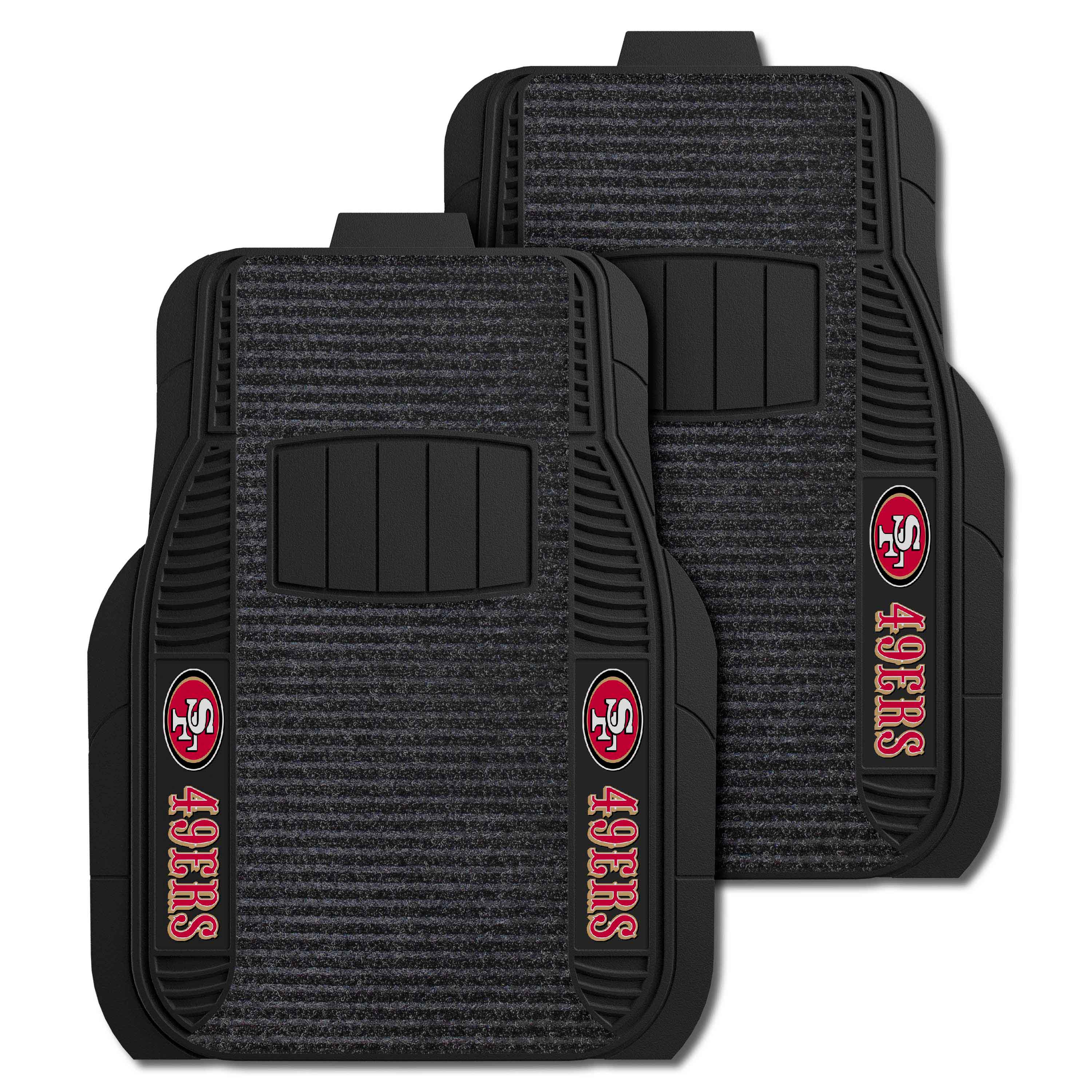 San Francisco 49ers 2 Piece Deluxe Car Mat Set