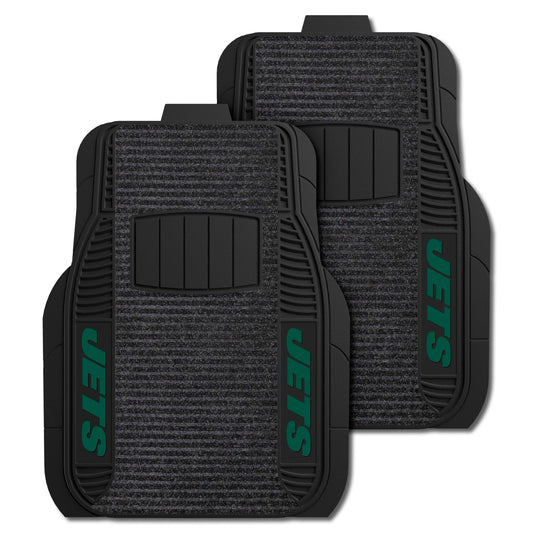 New York Jets 2 Piece Deluxe Car Mat Set