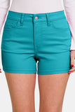 Zenana High Waist Denim Shorts Trendsi