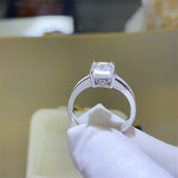 3 Carat Moissanite 925 Sterling Silver Ring - Flyclothing LLC