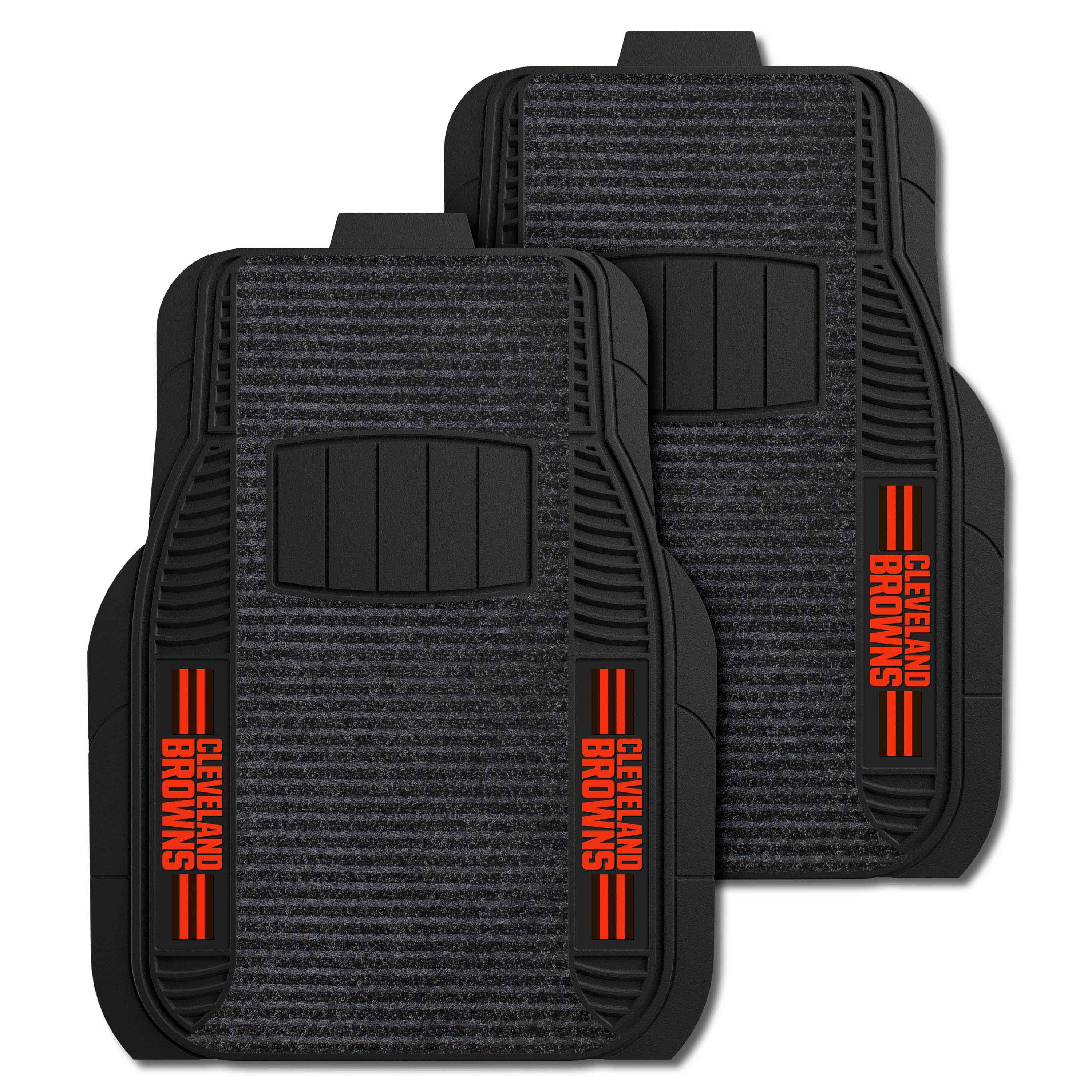 Cleveland Browns 2 Piece Deluxe Car Mat Set