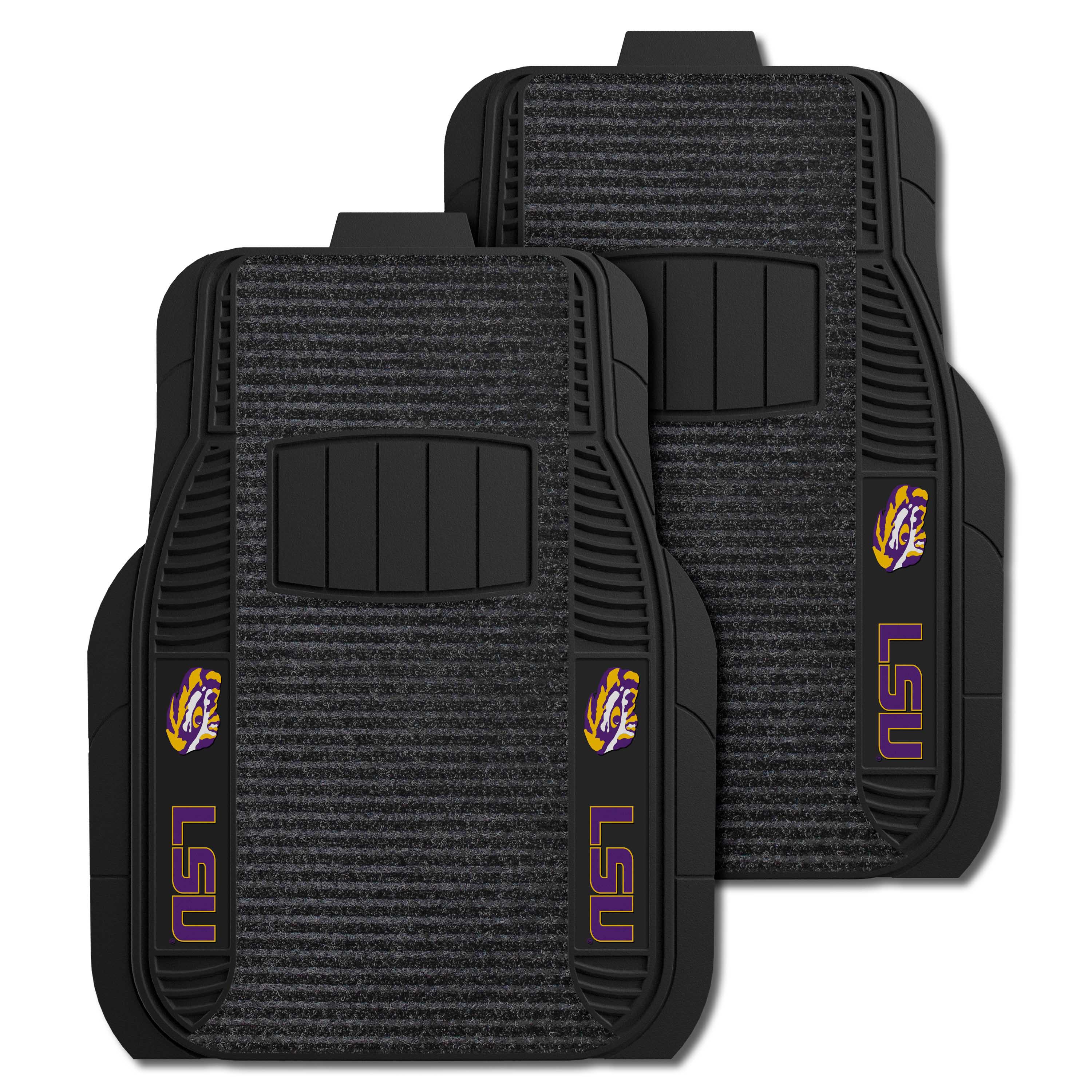 LSU Tigers 2 Piece Deluxe Car Mat Set - LSU