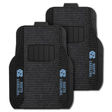 North Carolina Tar Heels 2 Piece Deluxe Car Mat Set