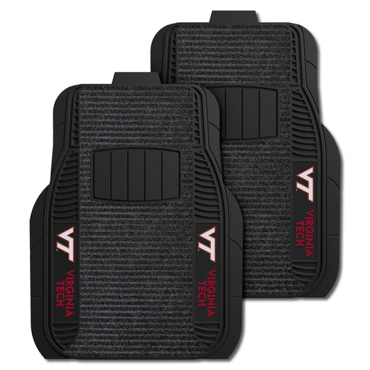 Virginia Tech Hokies 2 Piece Deluxe Car Mat Set