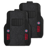 Chicago Cubs 2 Piece Deluxe Car Mat Set - Chicago Cubs