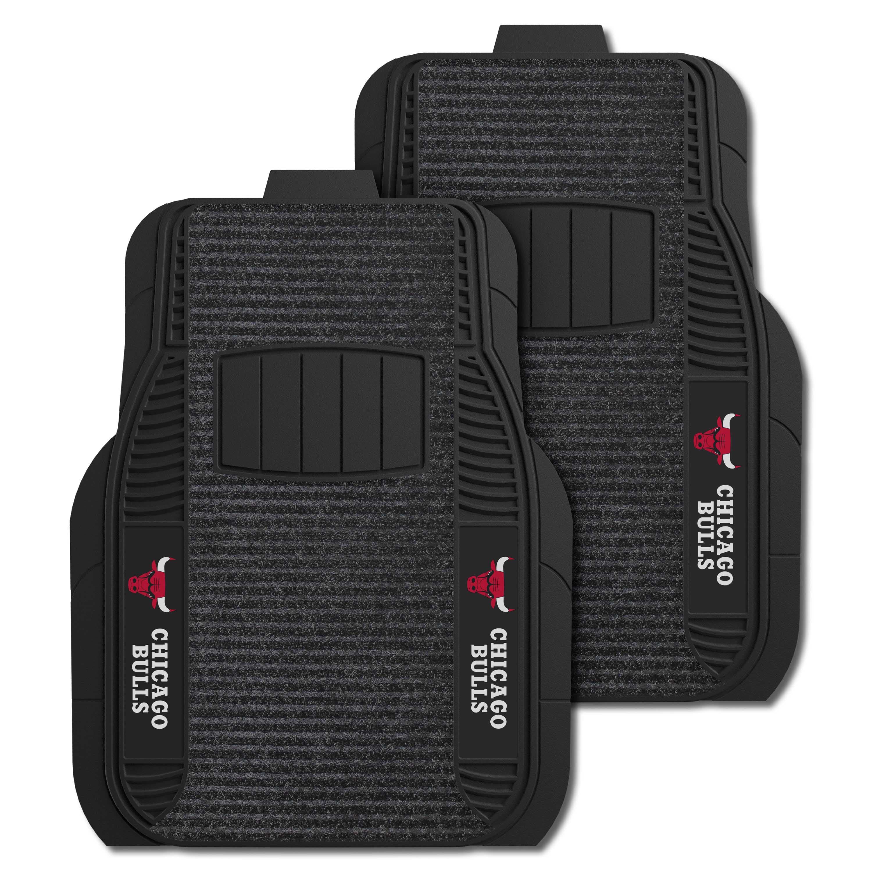 Chicago Bulls 2 Piece Deluxe Car Mat Set - Chicago Bulls