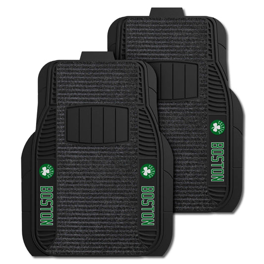 Boston Celtics 2 Piece Deluxe Car Mat Set - Boston Celtics