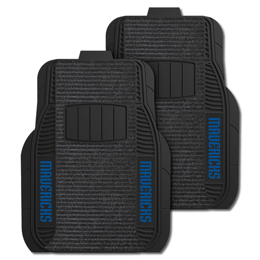 Dallas Mavericks 2 Piece Deluxe Car Mat Set - Dallas Mavericks