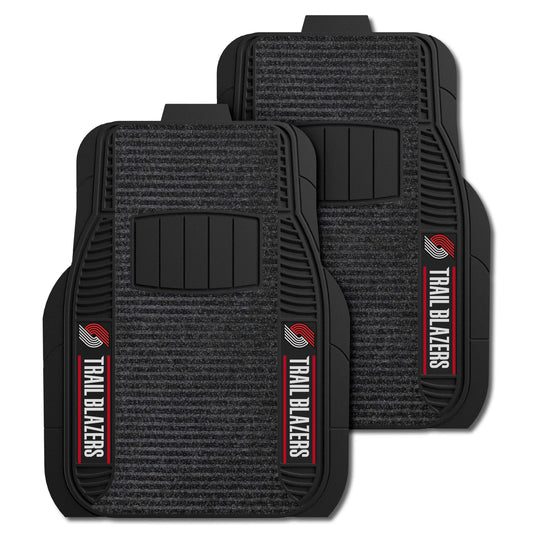 Portland Trail Blazers 2 Piece Deluxe Car Mat Set