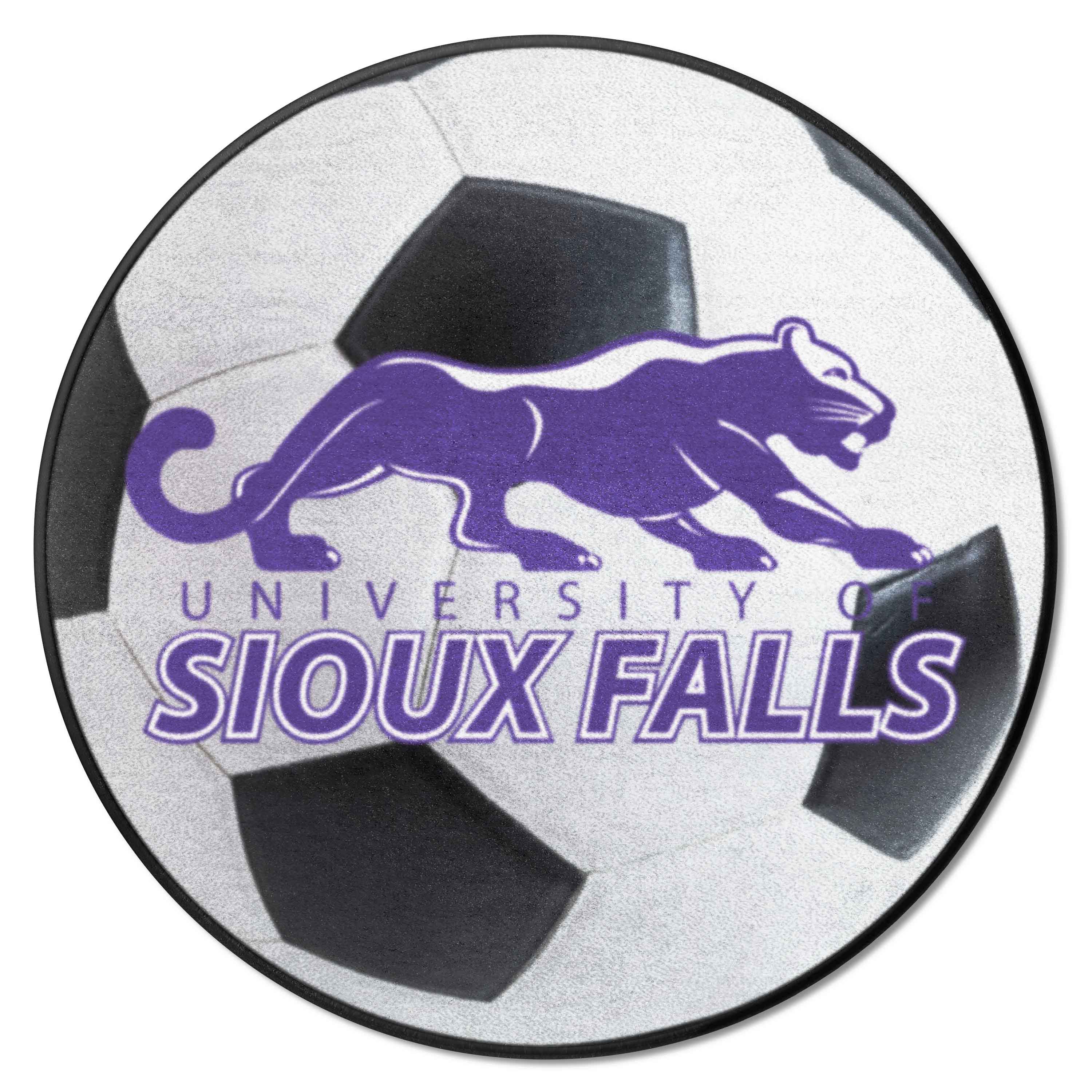 Sioux Falls Cougars Soccer Ball Rug - 27in. Diameter