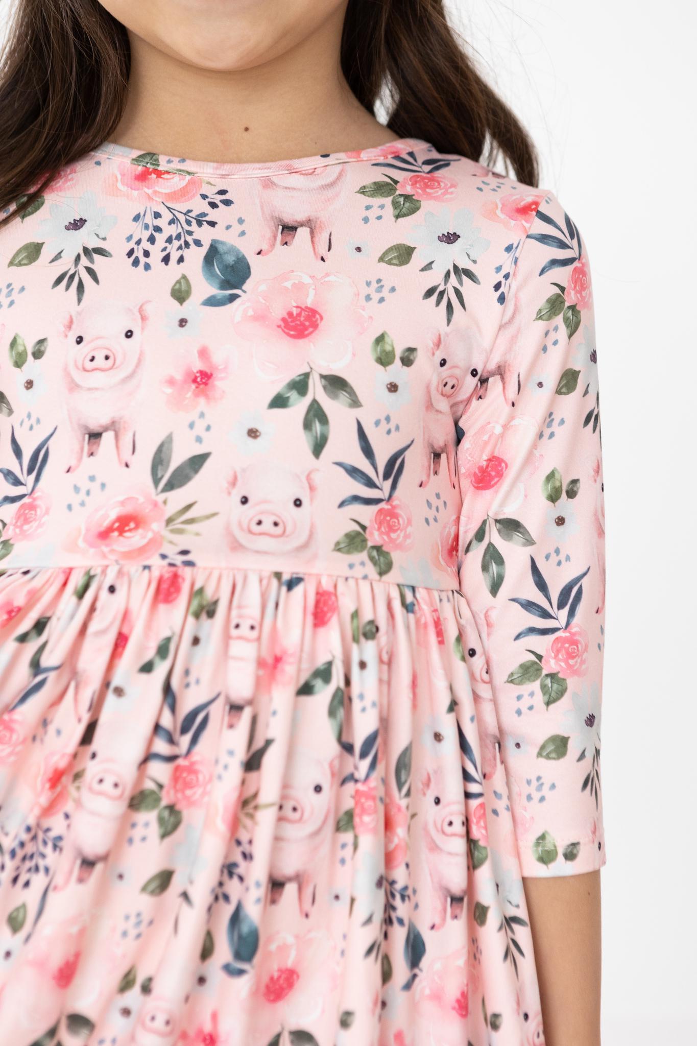 This Little Piggy Twirl Dress - Mila & Rose ®