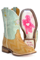 Tin Haul Little Girls Dancette Cowgirl Love Sole