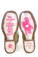 Tin Haul Little Girls Dancette Cowgirl Love Sole