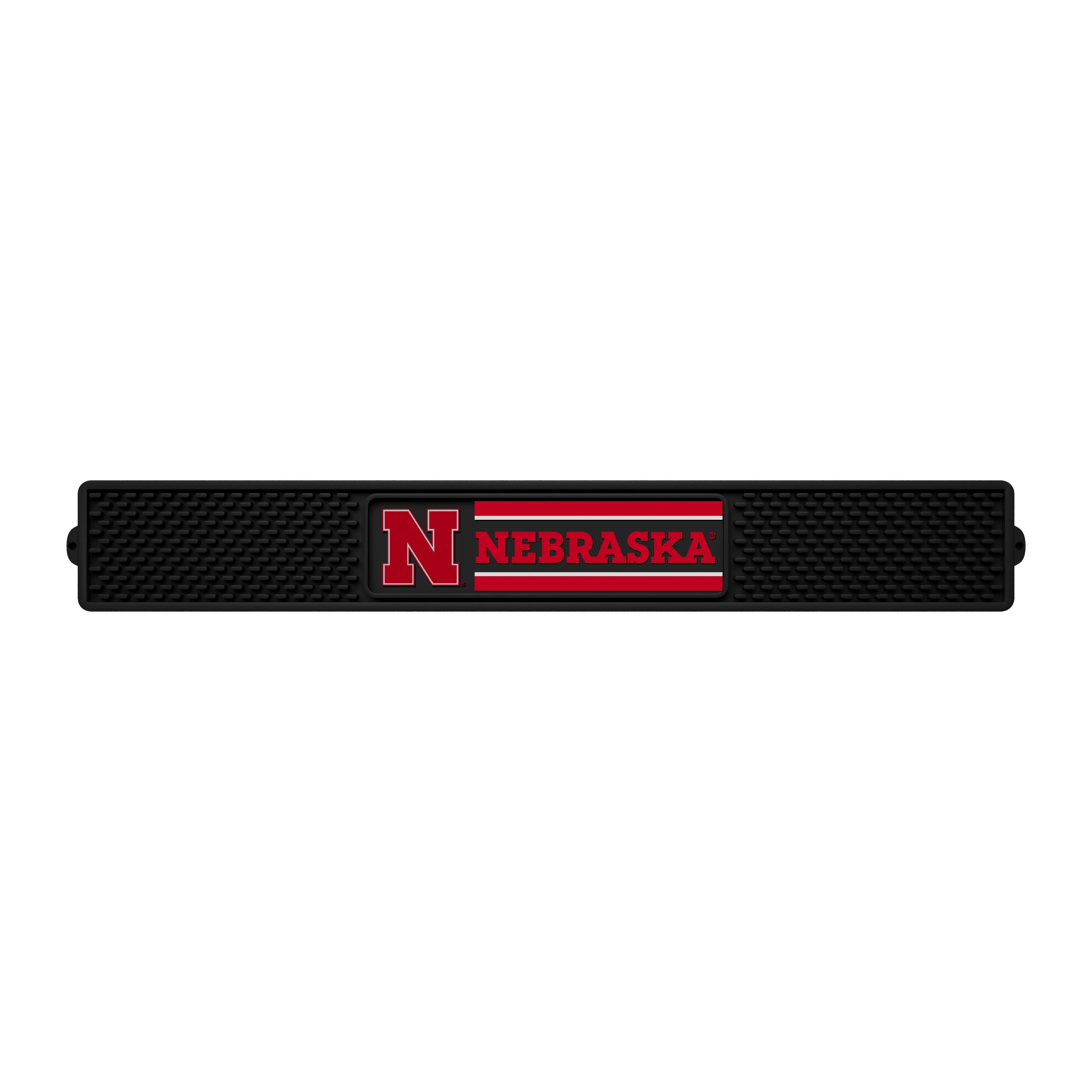 Nebraska Cornhuskers Bar Drink Mat - 3.25in. x 24in. - Nebraska