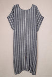 Striped Open Front Longline Cover Up - Flyclothing LLC