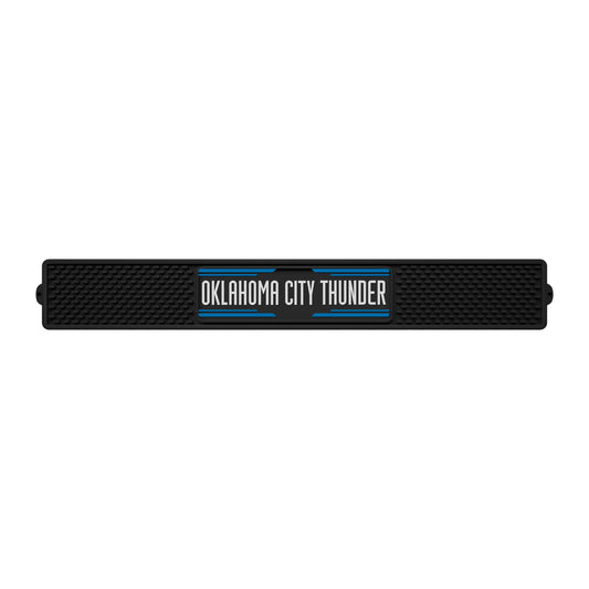 Oklahoma City Thunder Bar Drink Mat - 3.25in. x 24in.