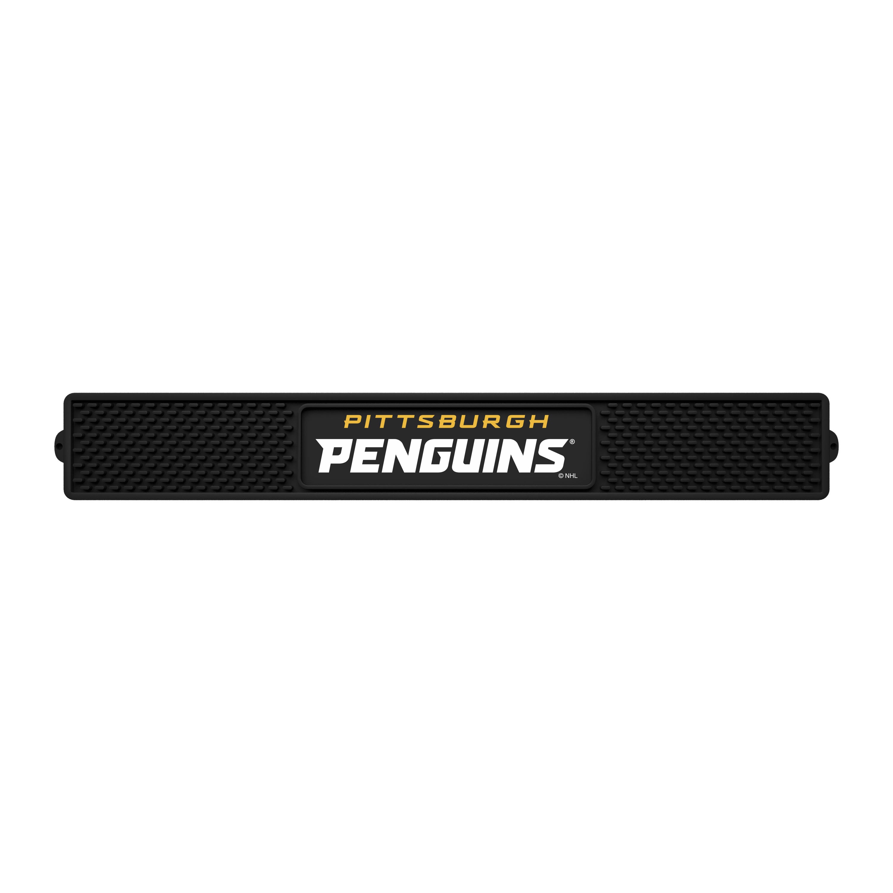 Pittsburgh Penguins Bar Drink Mat - 3.25in. x 24in.