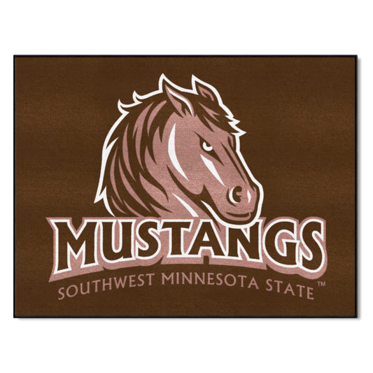 Southwest Minnesota State Mustangs All-Star Rug - 34 in. x 42.5 in.