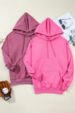 Drawstring Dropped Shoulder Long Sleeve Hoodie - Trendsi