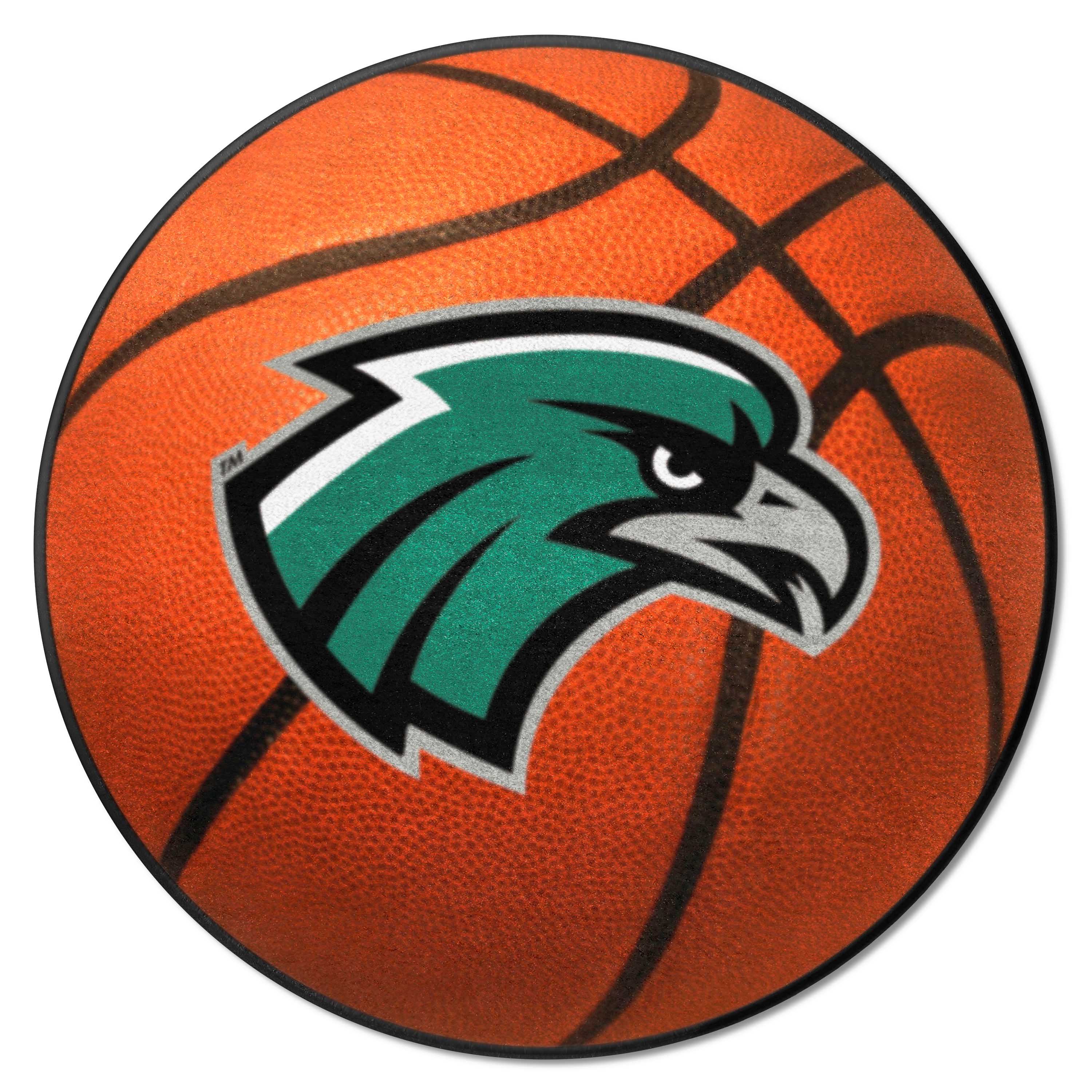 Northeastern State Riverhawks Basketball Rug - 27in. Diameter